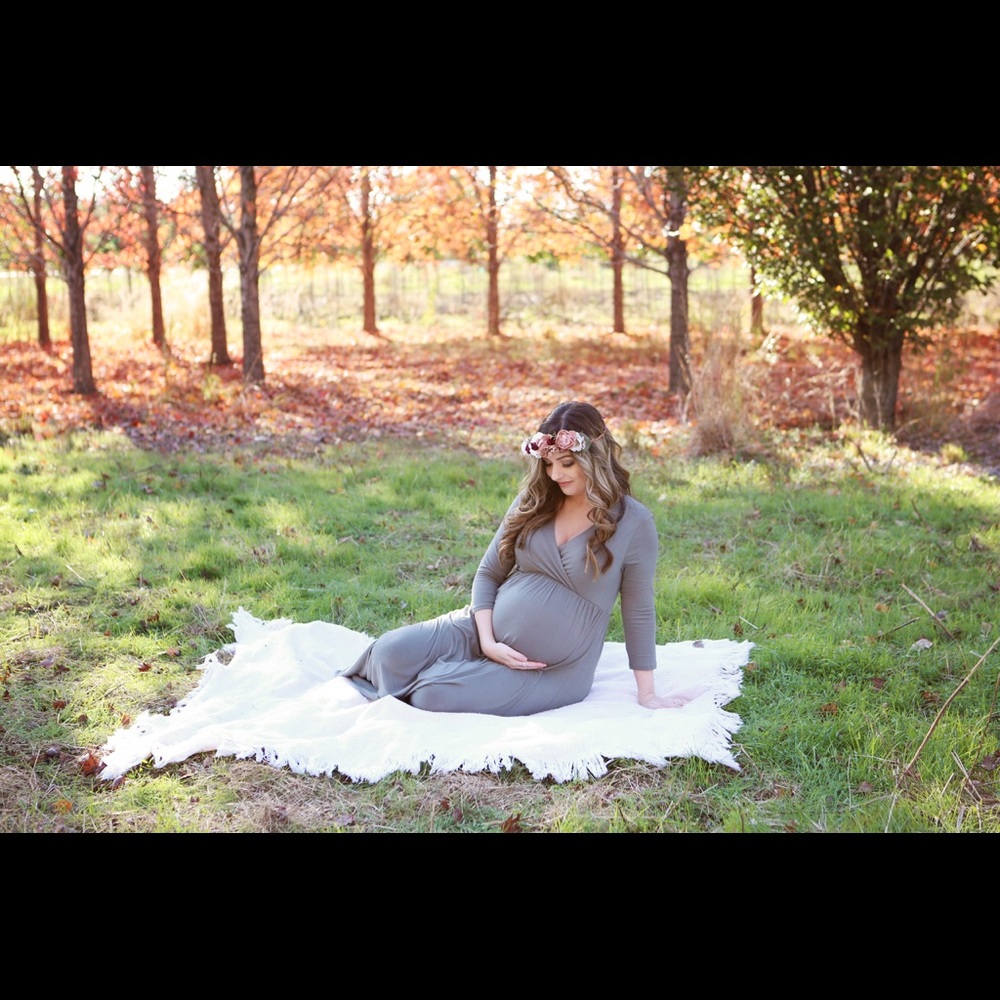 Olive Green Maternity Dress
